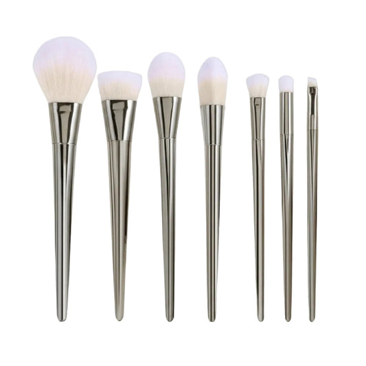 Premium Rose Gold Makeup Brush Set — Soft Full-Coverage Kit
