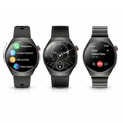 Haino Teko-32 Waterproof Smartwatch – Curved AMOLED Display, Bluetooth Calling & 3 Pair Straps