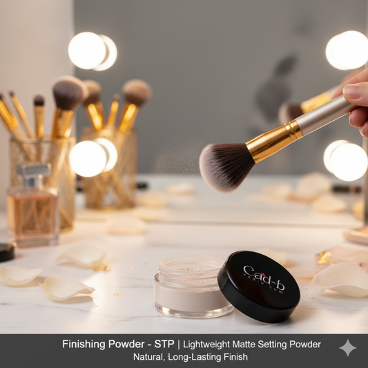 Finishing Powder - Lightweight Matte Setting Powder for Oil Control, Blurring & Long-Lasting Natural Finish | CAD B | STP